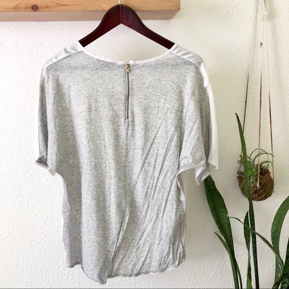 J Crew white/grey top - Picture 5 of 10